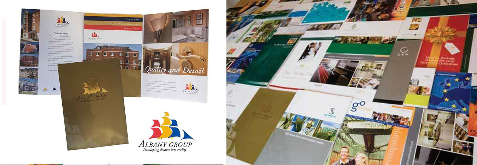 graphic design brochures and flyers