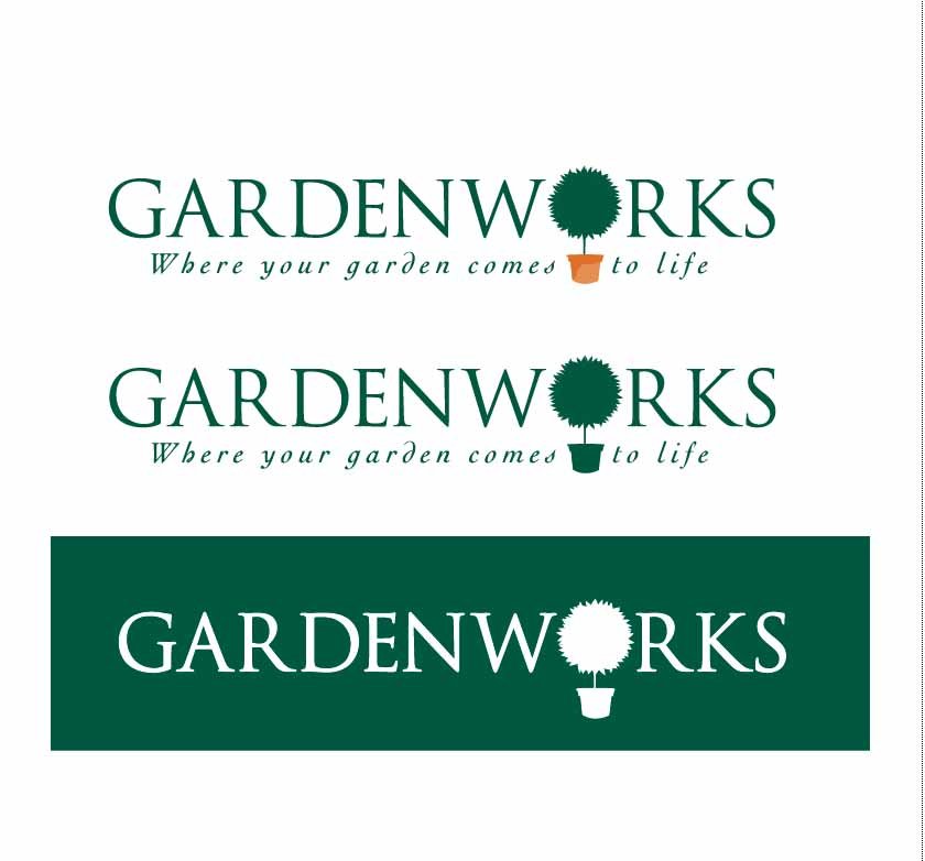 gardenworks logo design and branding