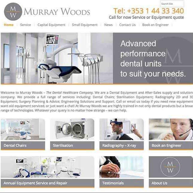 Murray Woods website design